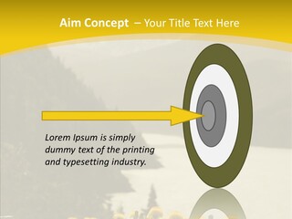 Green Focus Bokeh PowerPoint Template