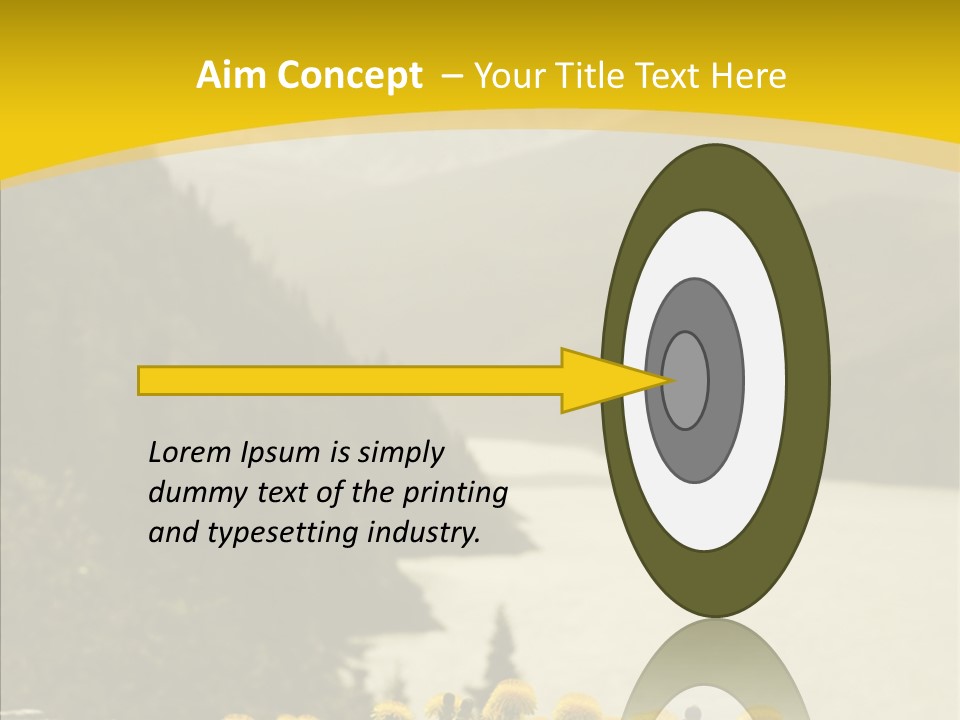 Green Focus Bokeh PowerPoint Template