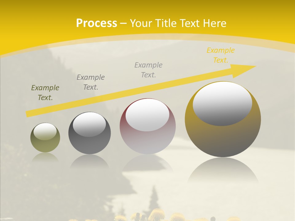 Green Focus Bokeh PowerPoint Template