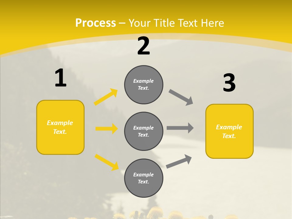 Green Focus Bokeh PowerPoint Template
