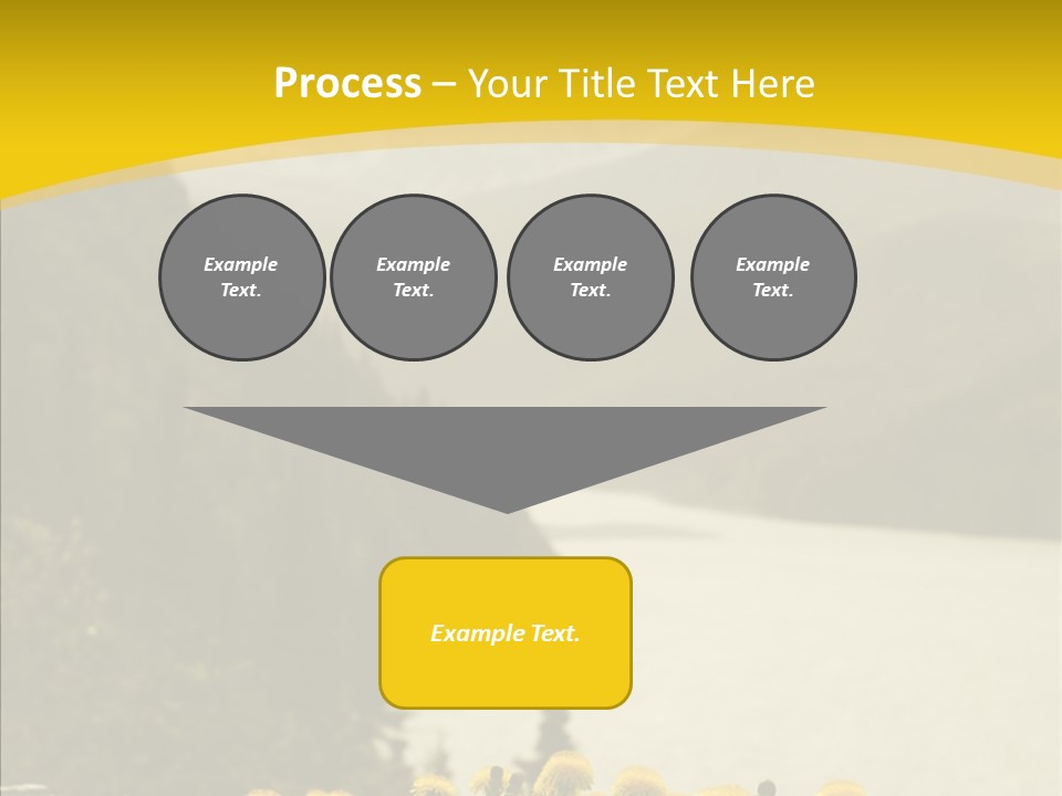 Green Focus Bokeh PowerPoint Template
