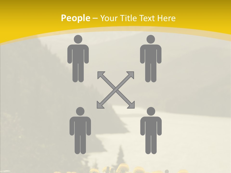 Green Focus Bokeh PowerPoint Template