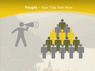 Green Focus Bokeh PowerPoint Template