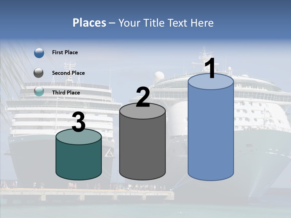 Dock Sea Water PowerPoint Template