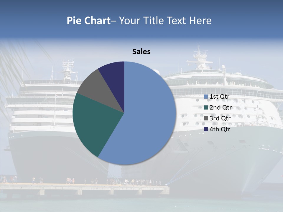 Dock Sea Water PowerPoint Template