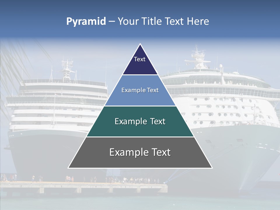 Dock Sea Water PowerPoint Template