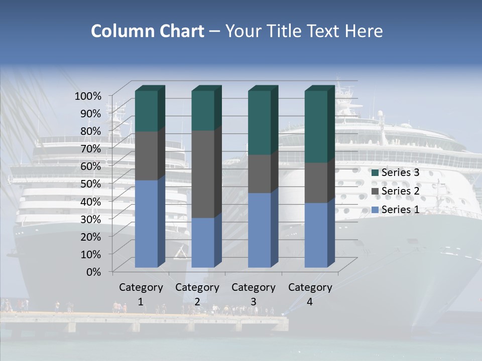 Dock Sea Water PowerPoint Template