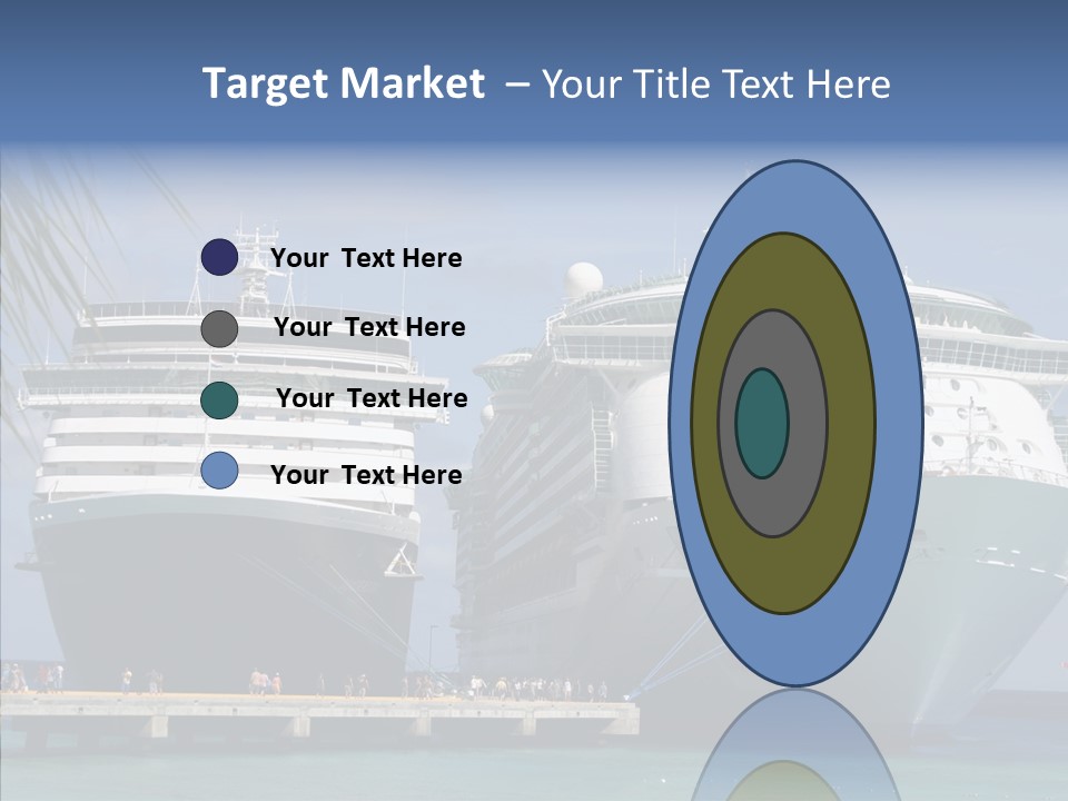 Dock Sea Water PowerPoint Template