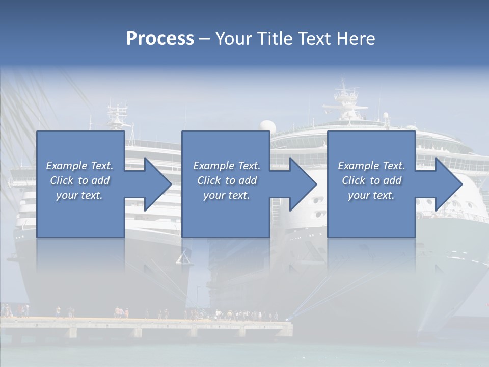 Dock Sea Water PowerPoint Template