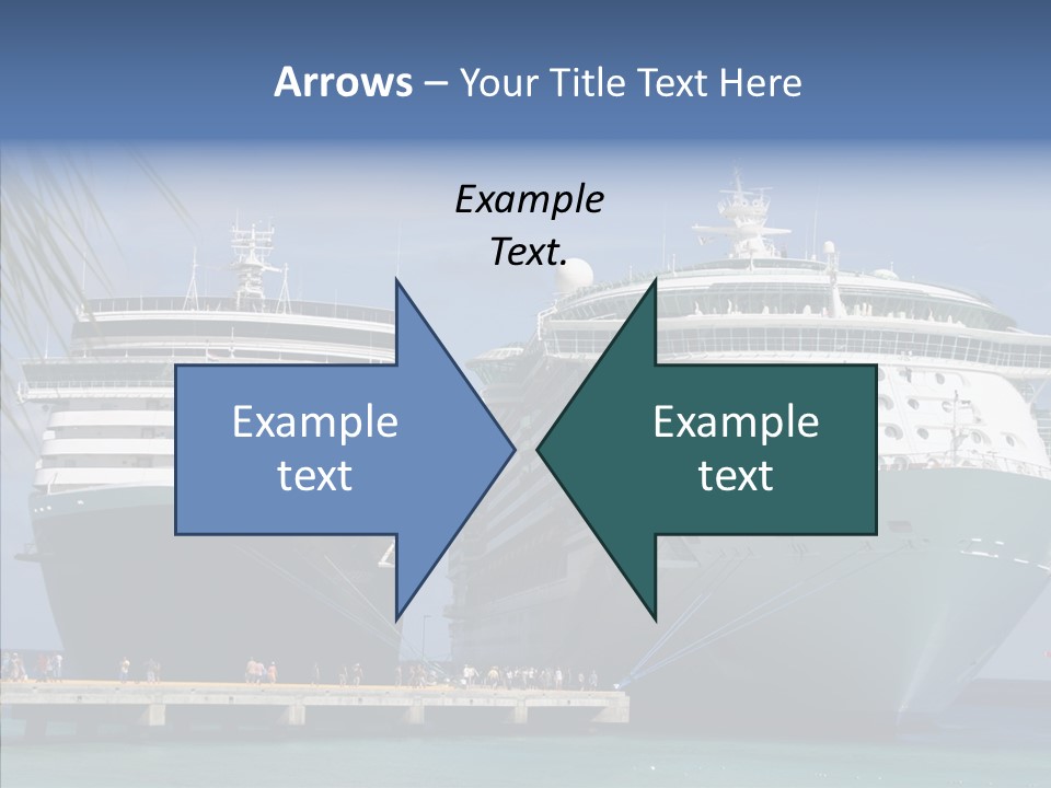 Dock Sea Water PowerPoint Template