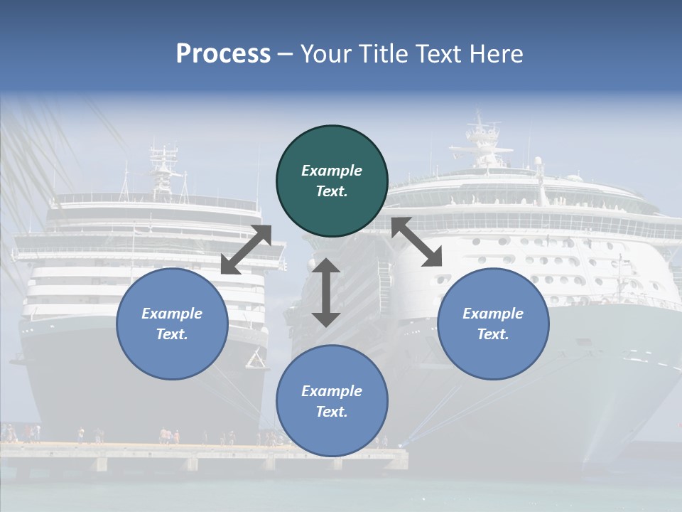 Dock Sea Water PowerPoint Template