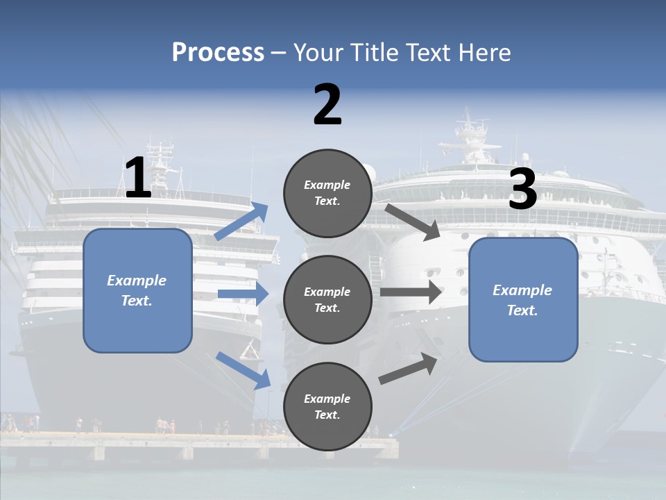 Dock Sea Water PowerPoint Template