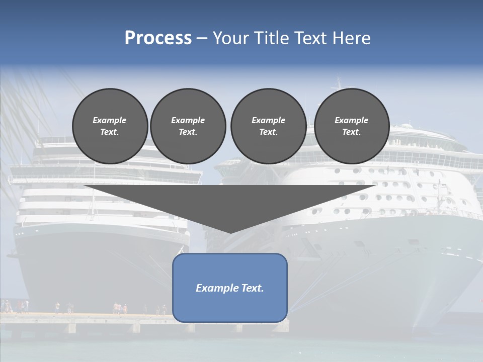 Dock Sea Water PowerPoint Template