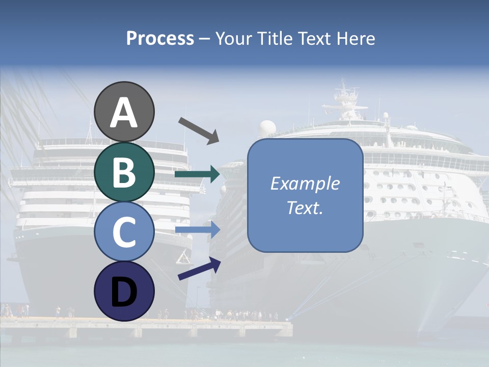 Dock Sea Water PowerPoint Template