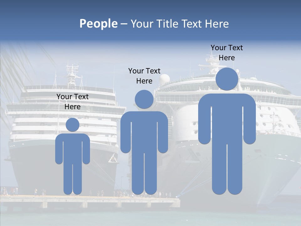 Dock Sea Water PowerPoint Template