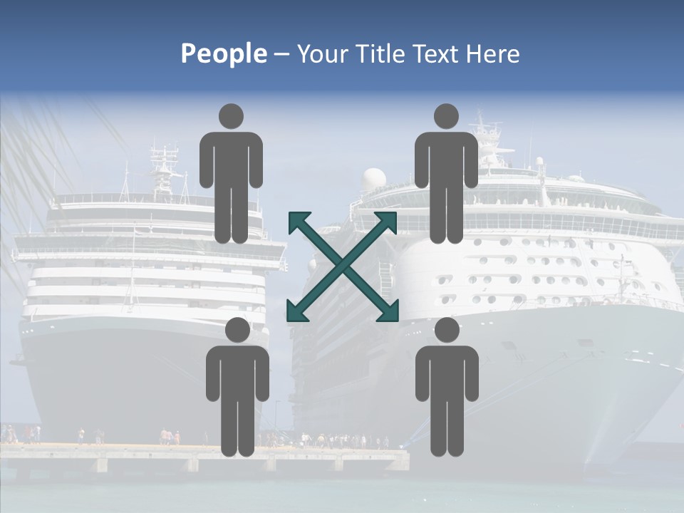 Dock Sea Water PowerPoint Template