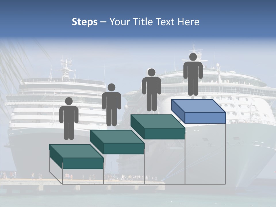 Dock Sea Water PowerPoint Template
