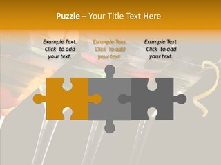 Glass Crystal Vermouth PowerPoint Template