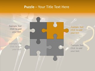 Glass Crystal Vermouth PowerPoint Template