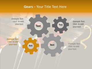 Glass Crystal Vermouth PowerPoint Template