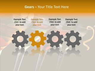 Glass Crystal Vermouth PowerPoint Template