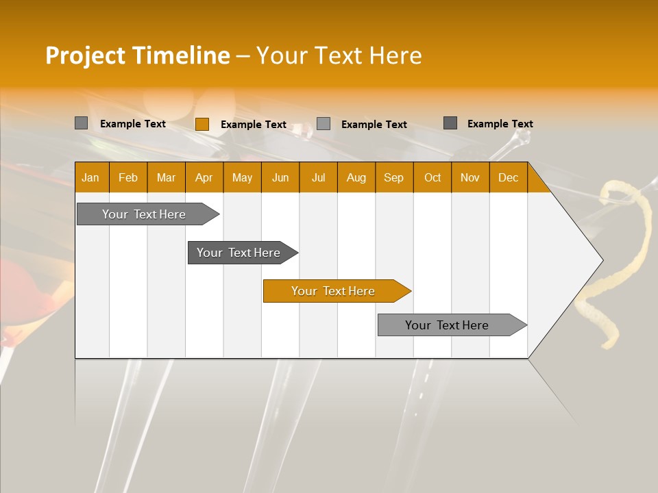 Glass Crystal Vermouth PowerPoint Template