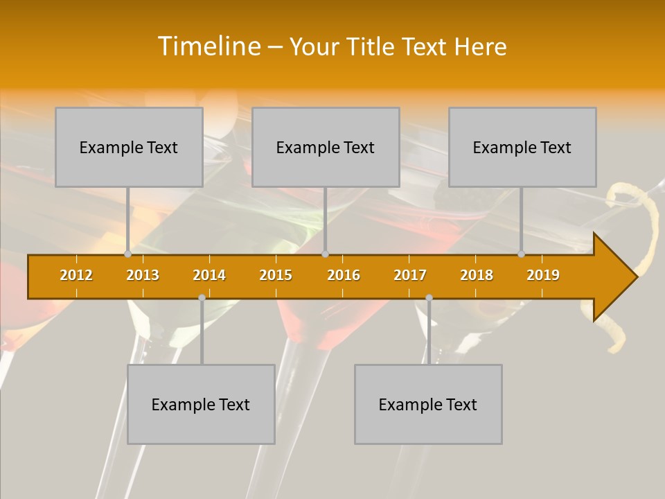 Glass Crystal Vermouth PowerPoint Template