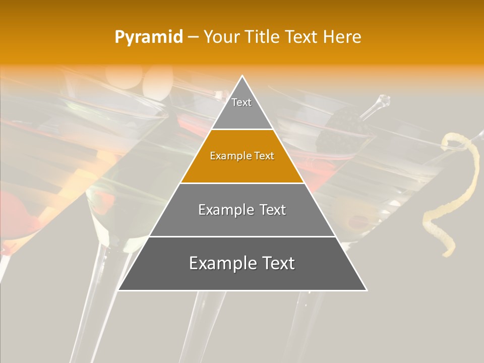 Glass Crystal Vermouth PowerPoint Template