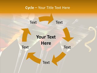 Glass Crystal Vermouth PowerPoint Template
