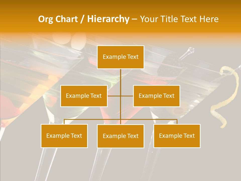Glass Crystal Vermouth PowerPoint Template