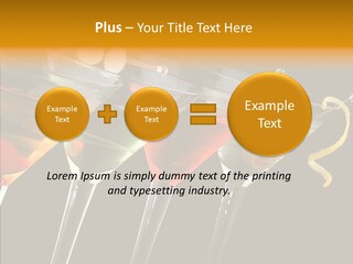 Glass Crystal Vermouth PowerPoint Template