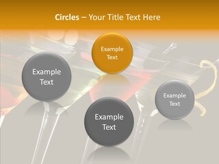 Glass Crystal Vermouth PowerPoint Template