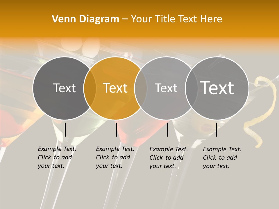 Glass Crystal Vermouth PowerPoint Template