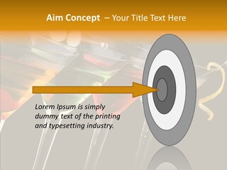 Glass Crystal Vermouth PowerPoint Template