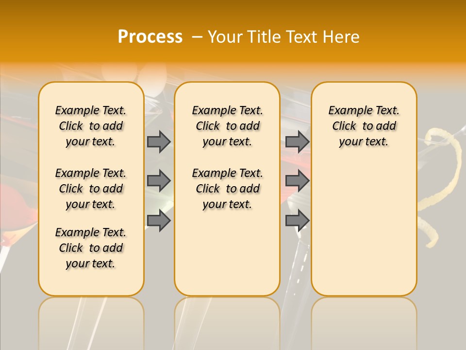 Glass Crystal Vermouth PowerPoint Template