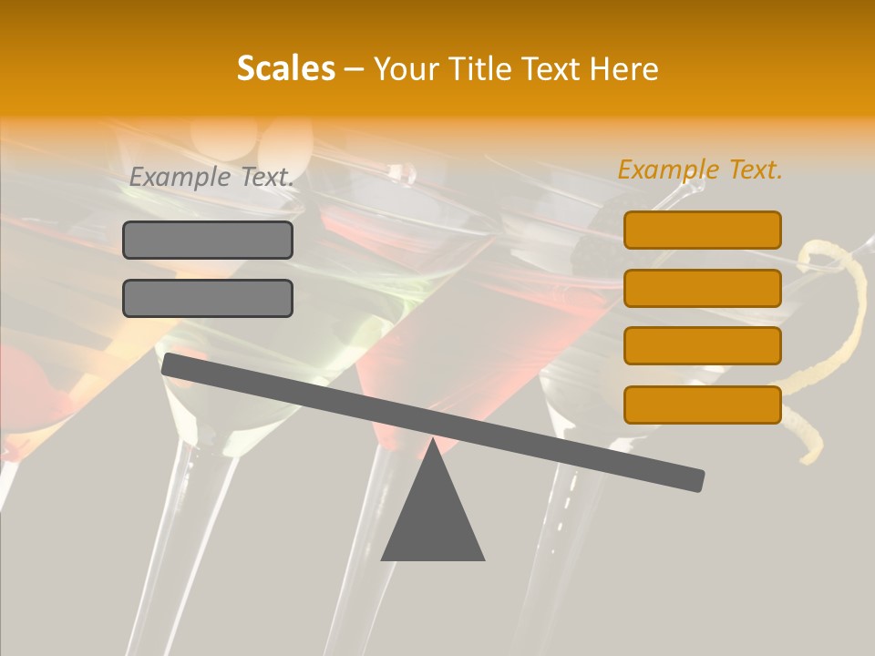 Glass Crystal Vermouth PowerPoint Template
