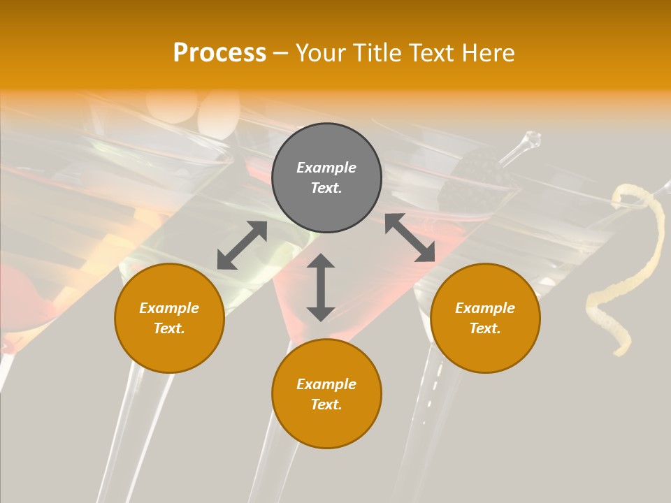 Glass Crystal Vermouth PowerPoint Template