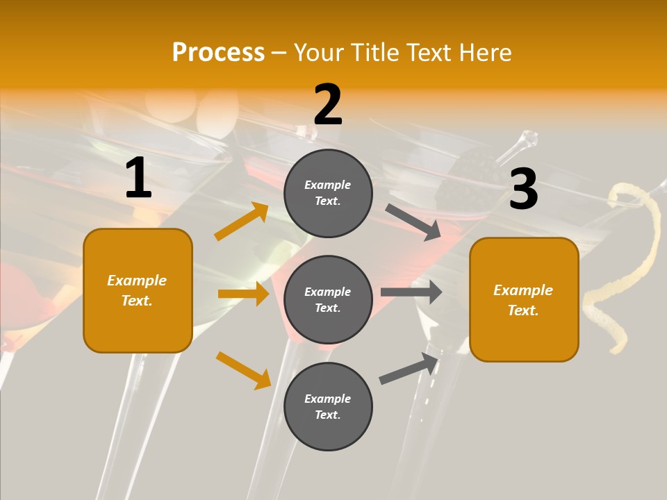 Glass Crystal Vermouth PowerPoint Template