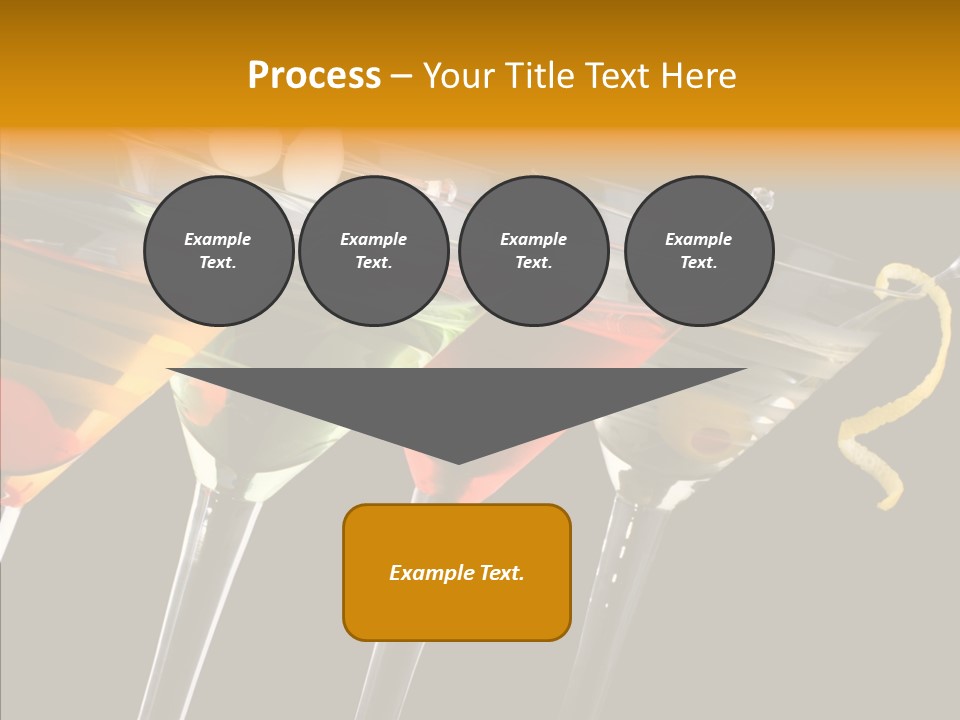 Glass Crystal Vermouth PowerPoint Template