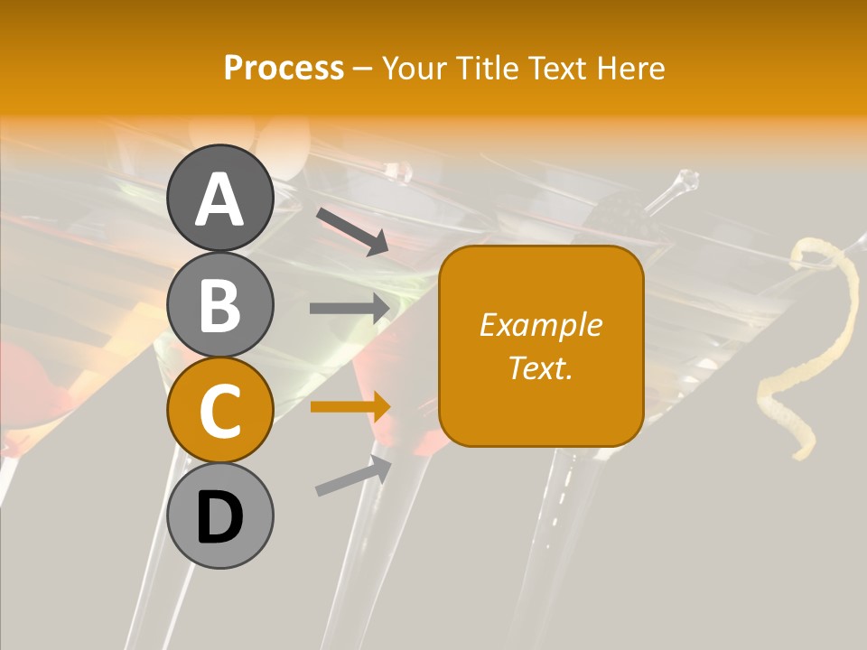 Glass Crystal Vermouth PowerPoint Template