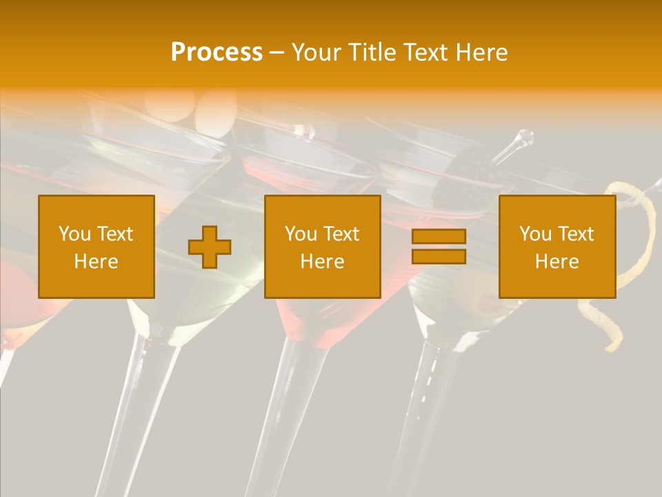 Glass Crystal Vermouth PowerPoint Template