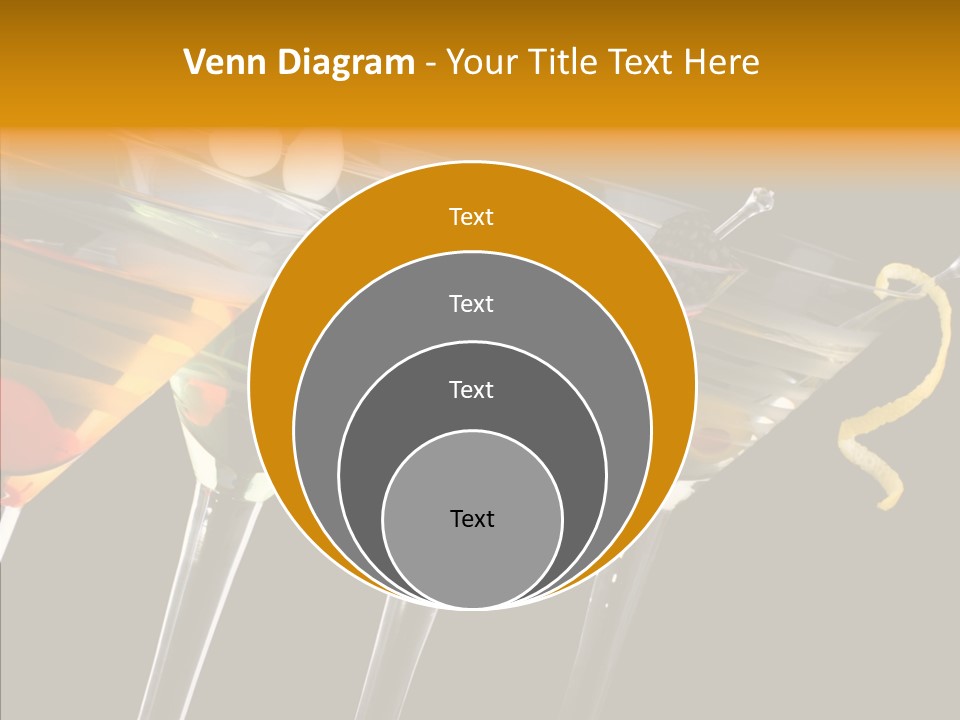 Glass Crystal Vermouth PowerPoint Template