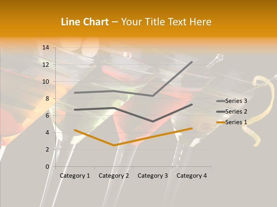 Glass Crystal Vermouth PowerPoint Template