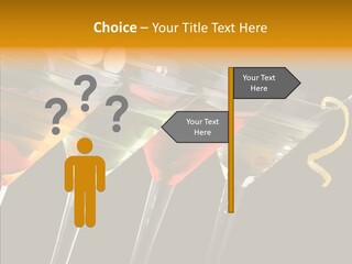Glass Crystal Vermouth PowerPoint Template