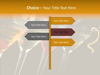 Glass Crystal Vermouth PowerPoint Template