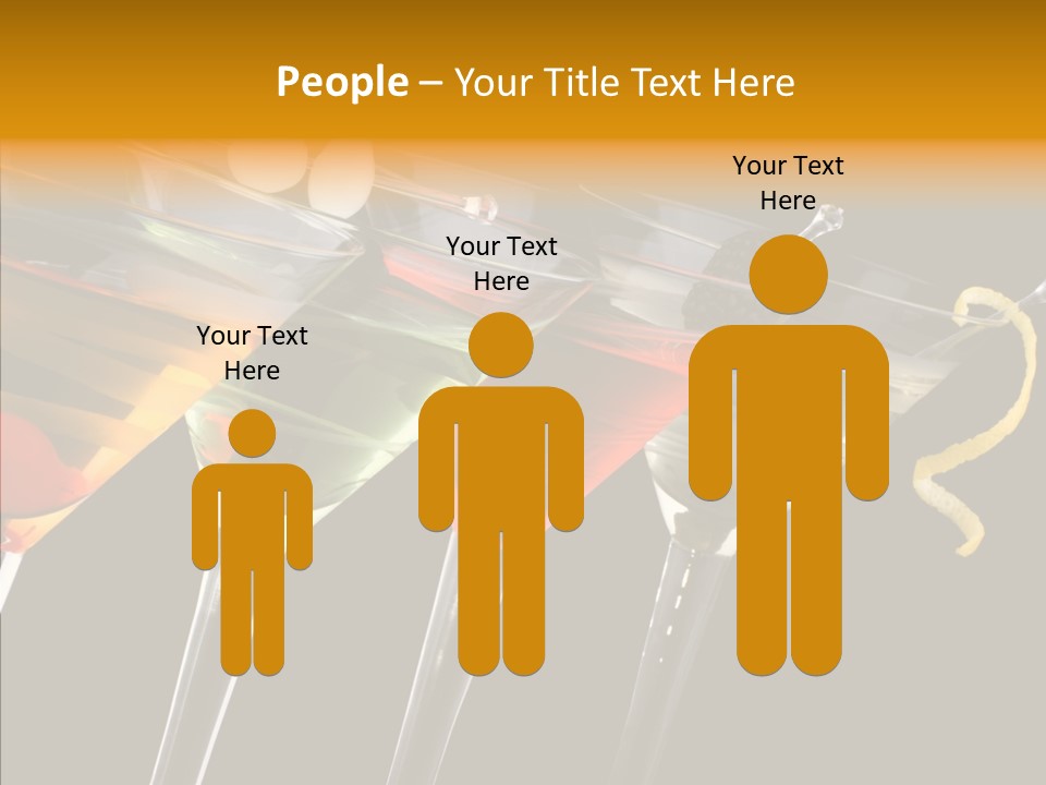 Glass Crystal Vermouth PowerPoint Template