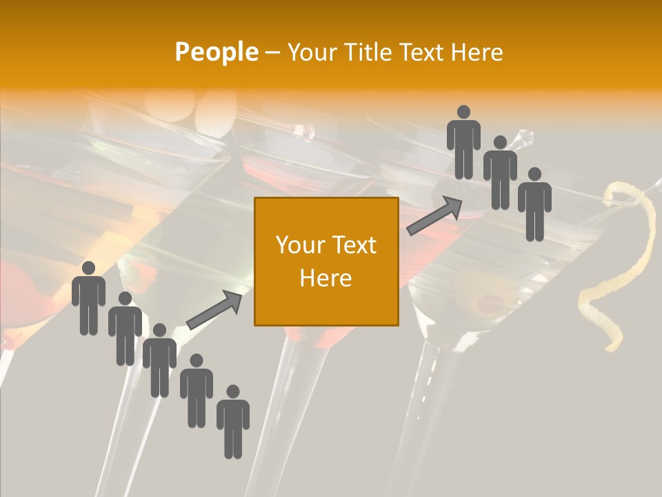 Glass Crystal Vermouth PowerPoint Template