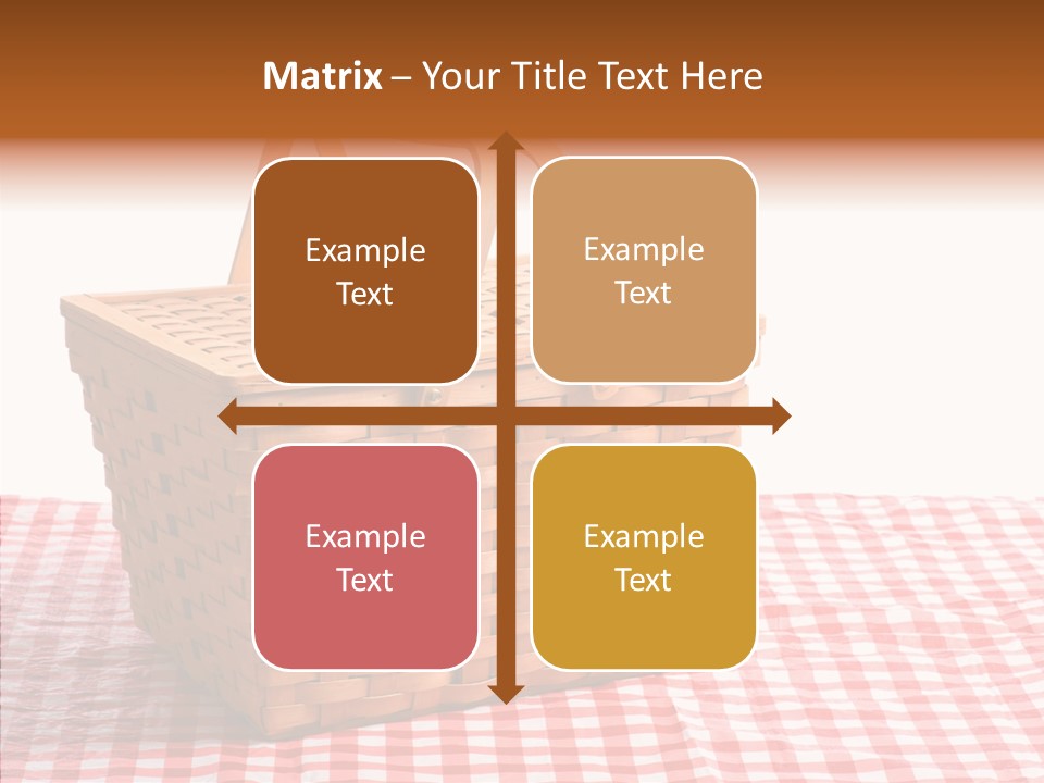 Checked Relaxation Lunch PowerPoint Template
