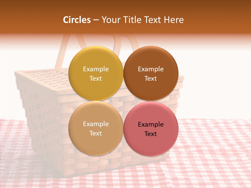 Checked Relaxation Lunch PowerPoint Template