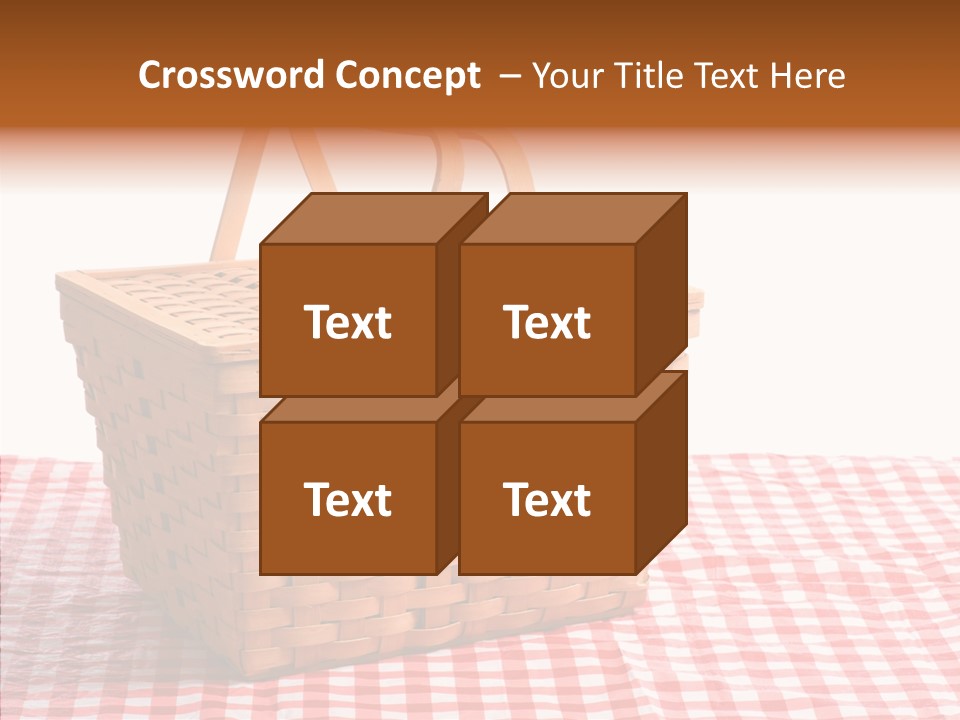 Checked Relaxation Lunch PowerPoint Template